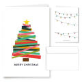 30 Card Pack Of Assorted Christmas Greeting Cards - 6 Of Each Design Holiday Card Set